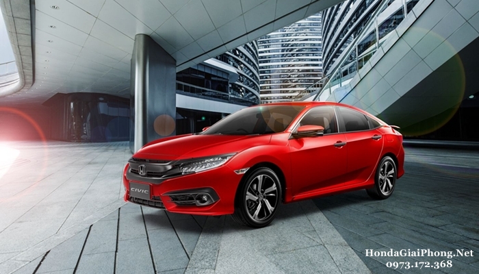 Gia xe Honda Civic 2018 B10 ngoai that