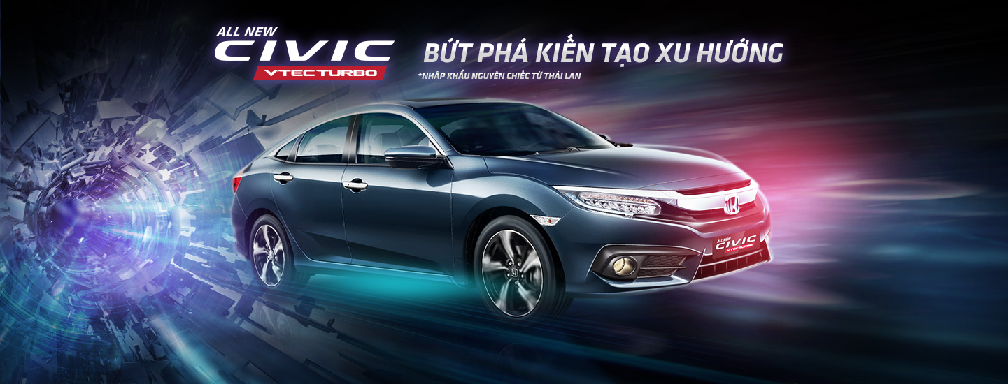 Z Gia xe Honda Civic 2018 banner