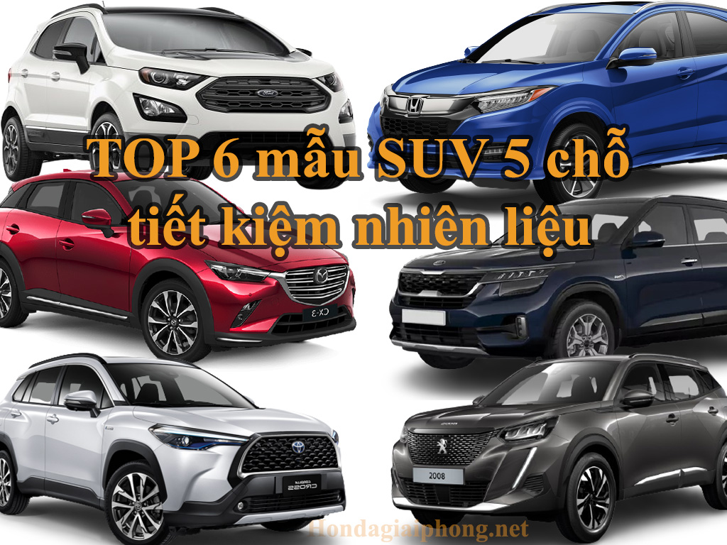 top 6 mau xe suv 5 cho tiet kiem xang nhat tai viet nam