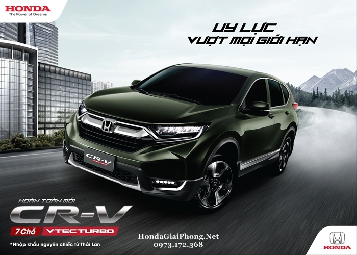 Xe honda crv 2018 7 cho 1 5 turbo viet nam