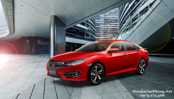 B12 ngoai that xe honda civic 2018