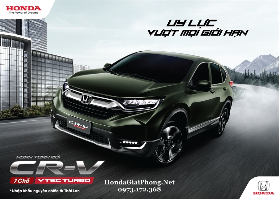 A01 Honda crv 7 cho 2018 ra mat ngoai that