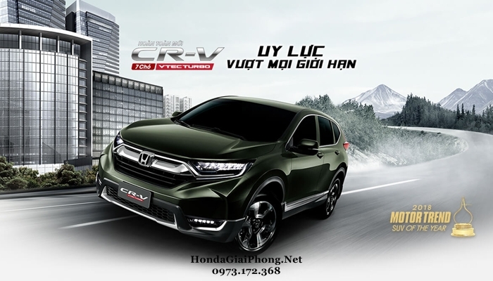 A02 gia xe oto honda crv 2018 viet nam