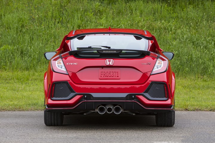 duoi xe honda civic type r 2019