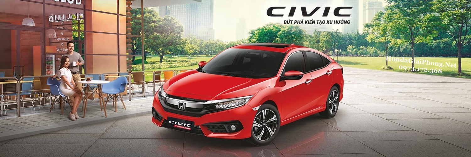 01 Banner top xe honda civic 2019 tai viet nam