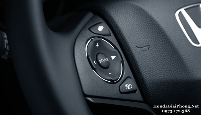 điều khiển âm thanh tích hợp trên volang Honda HRV 2024