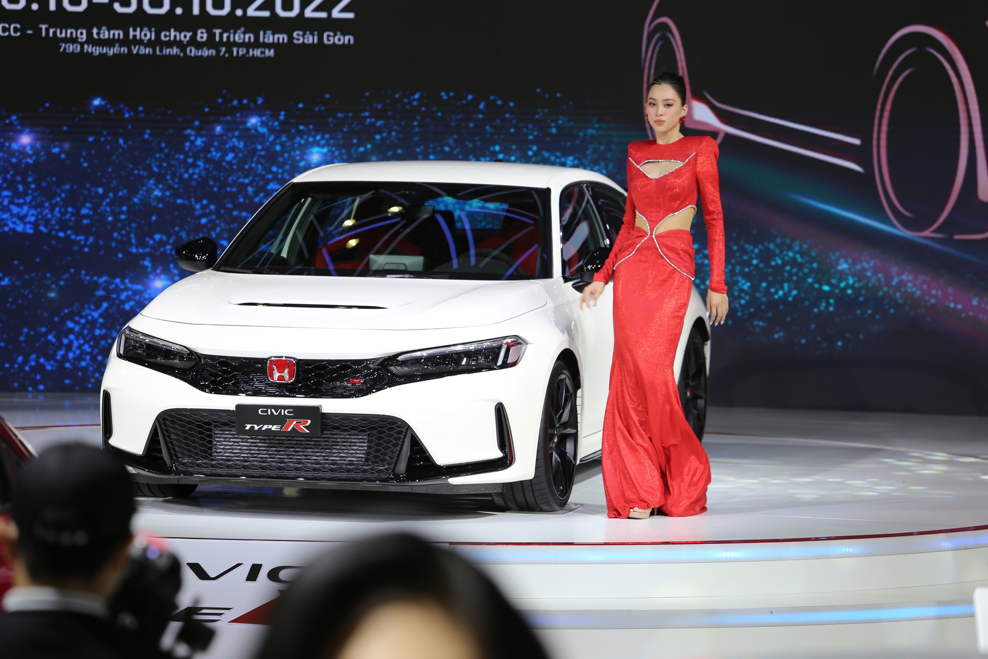 Honda civic type r 2023 tai trien lam VMS