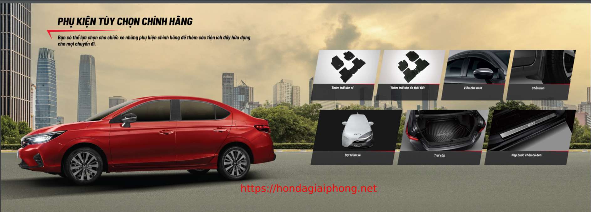 phu kien honda city 2023 All new